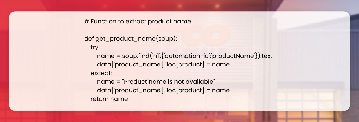 Function-for-Scraping-Product-Name